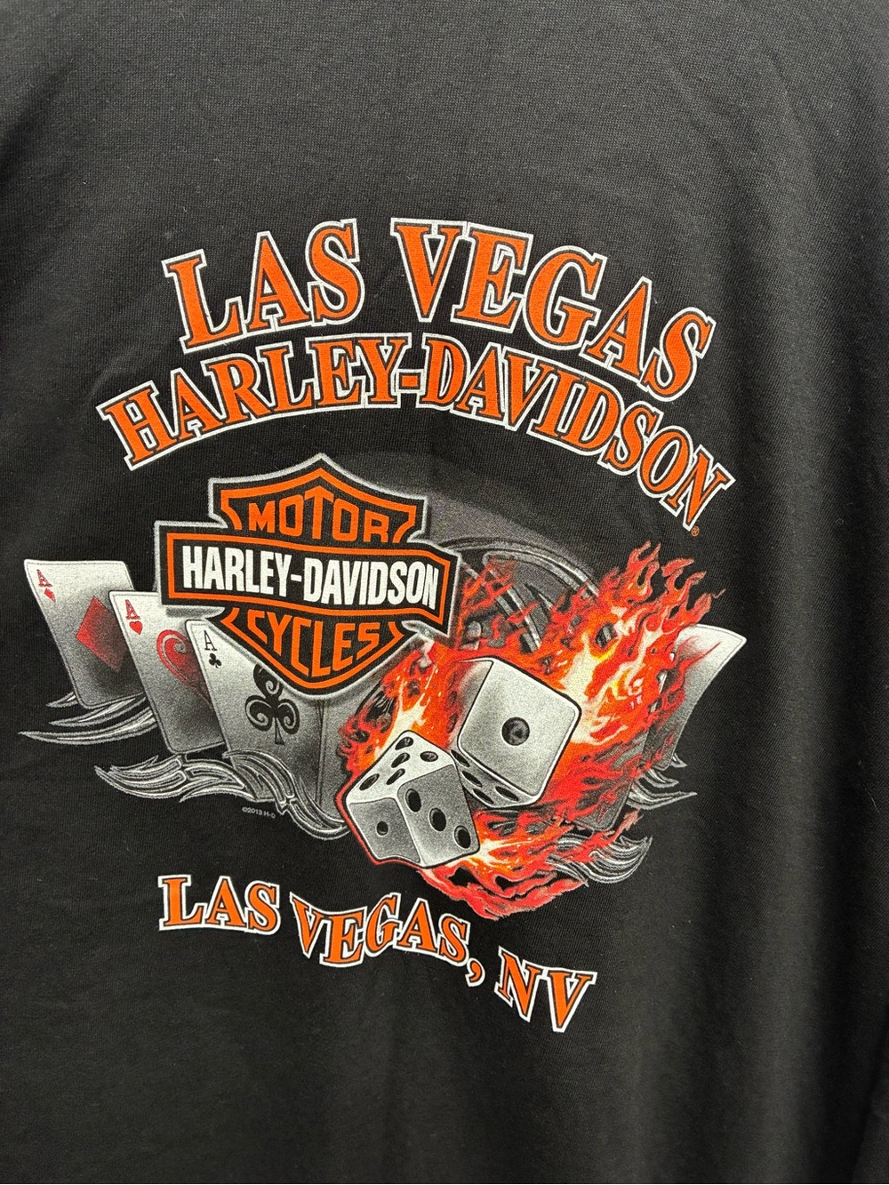 Harley Davidson mens 5X black long sleeve Dice Las Vegas Nevada new with tags